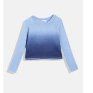 Epic Threads Girls Pink Ombre Cropped Sweatshirt - M